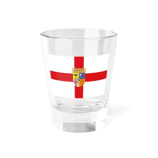 Flag of Zaragoza Spain - Shot Glass 1.5oz 1.5oz - Go Mug Yourself