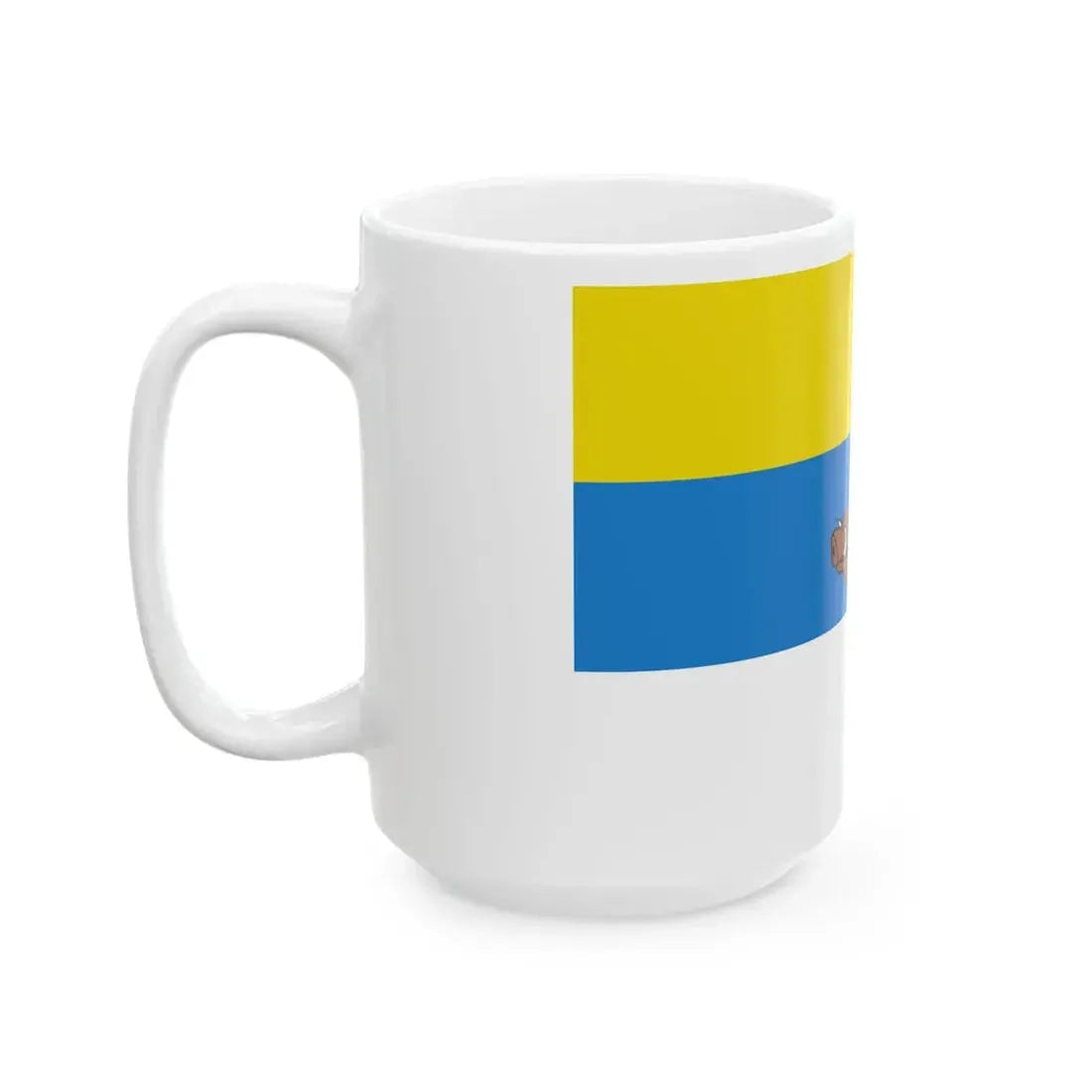Flag of Zaventem (Belgium) White Coffee Mug - Go Mug Yourself