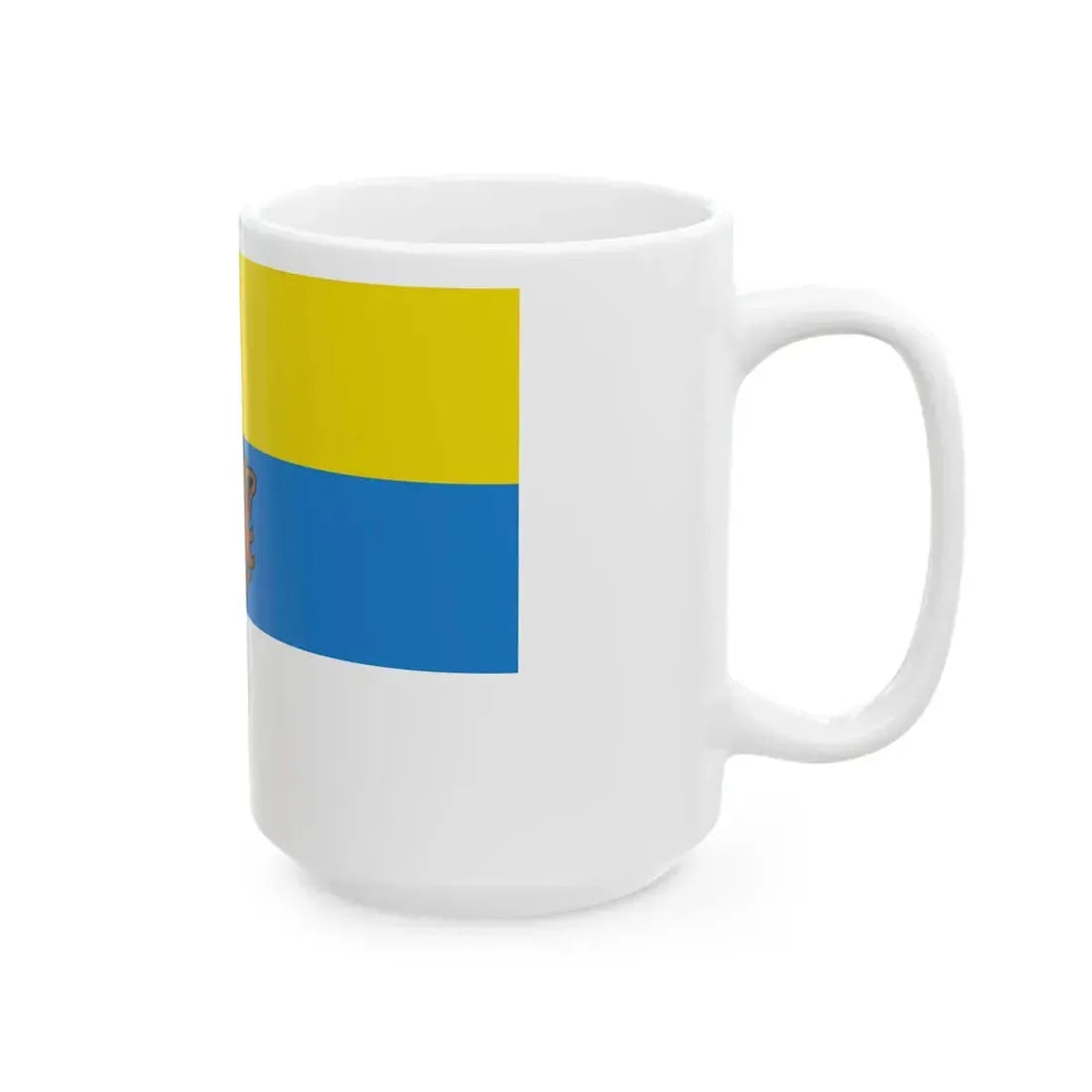 Flag of Zaventem (Belgium) White Coffee Mug - Go Mug Yourself