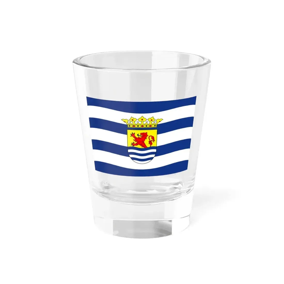 Flag of Zeeland Netherlands - Shot Glass 1.5oz 1.5oz - Go Mug Yourself