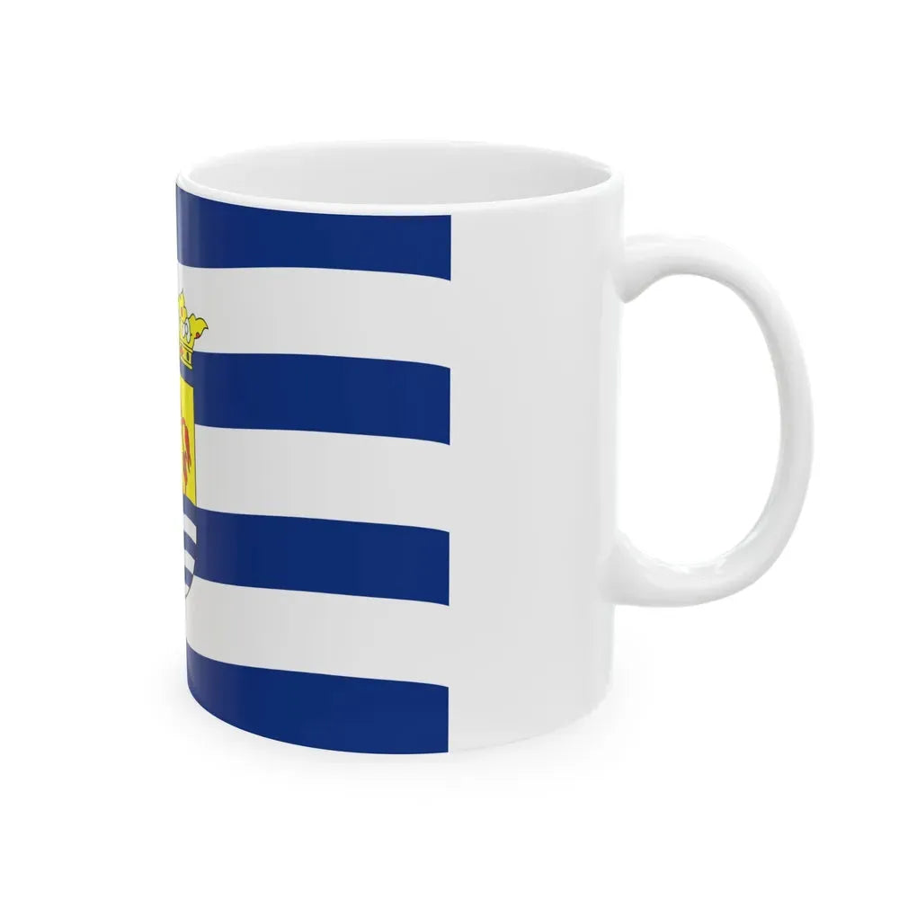 Flag of Zeeland Netherlands - White Coffee Mug - Go Mug Yourself