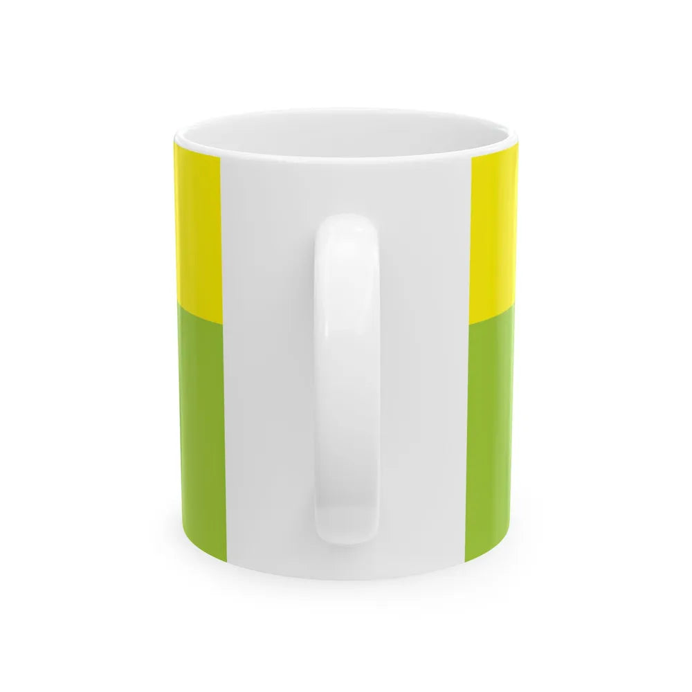 Flag of Zenica (Bosnia and Herzegovina) White Coffee Mug - Go Mug Yourself