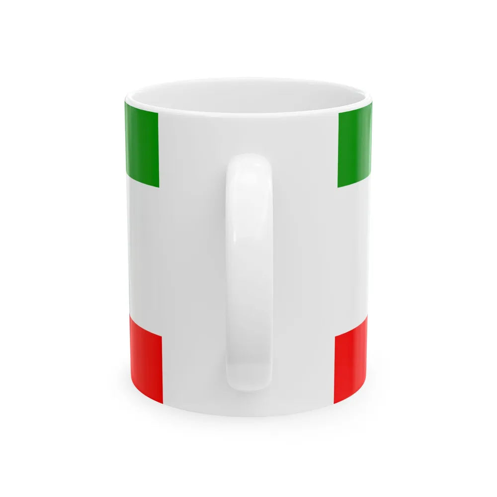 Flag of Zenica-Doboj (Bosnia and Herzegovina) White Coffee Mug - Go Mug Yourself