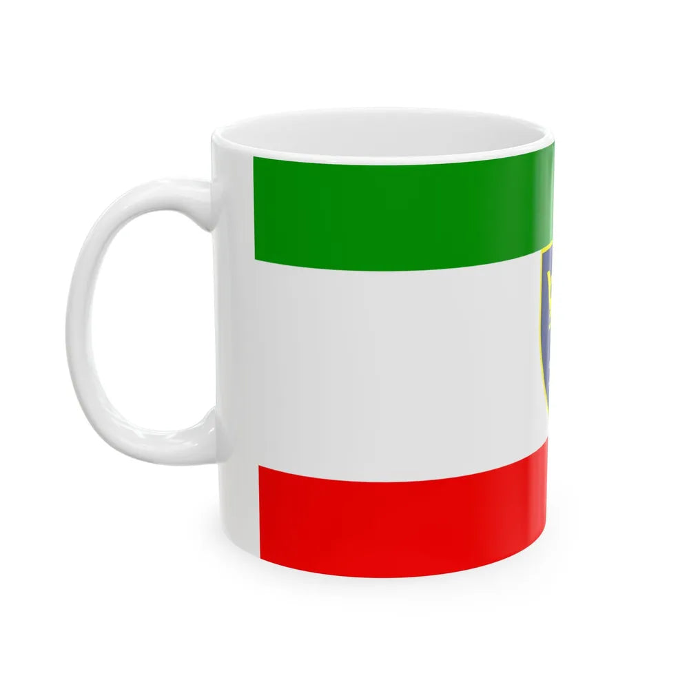 Flag of Zenica-Doboj (Bosnia and Herzegovina) White Coffee Mug - Go Mug Yourself