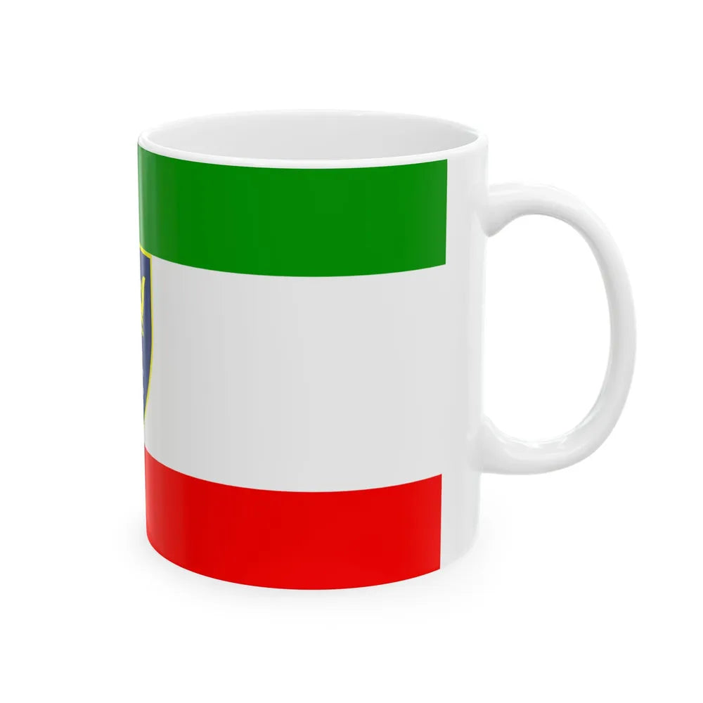 Flag of Zenica-Doboj (Bosnia and Herzegovina) White Coffee Mug - Go Mug Yourself