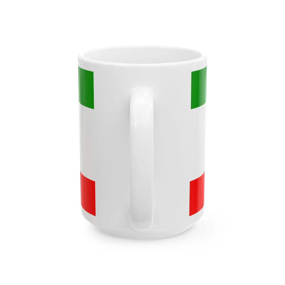 Flag of Zenica-Doboj (Bosnia and Herzegovina) White Coffee Mug - Go Mug Yourself