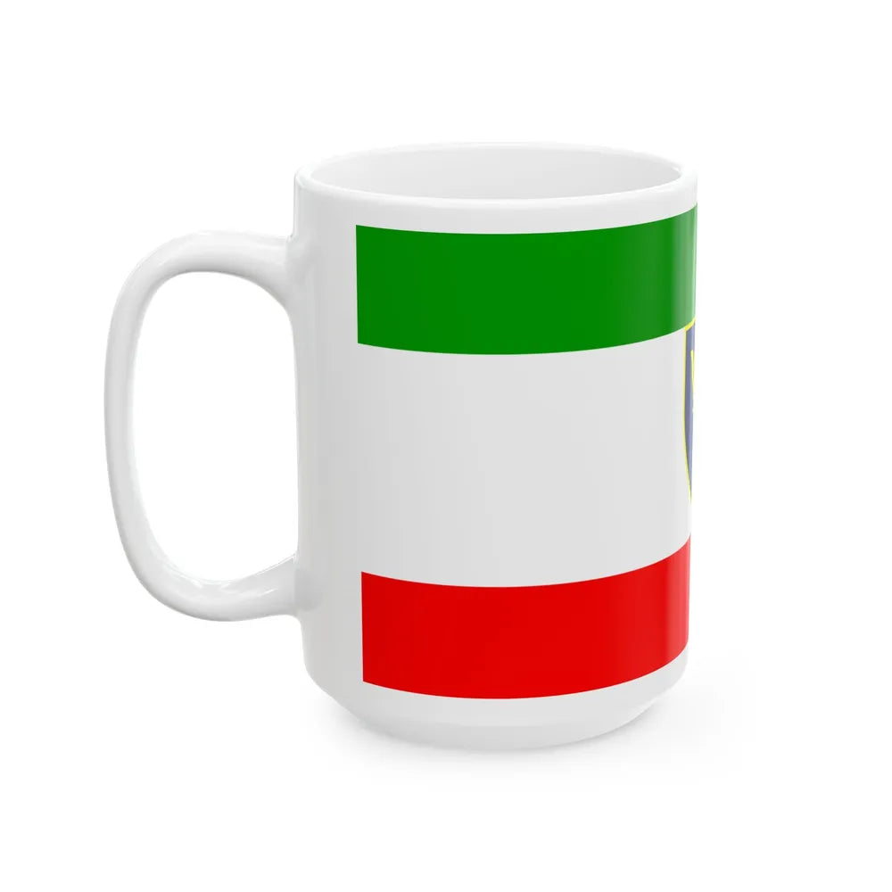 Flag of Zenica-Doboj (Bosnia and Herzegovina) White Coffee Mug - Go Mug Yourself