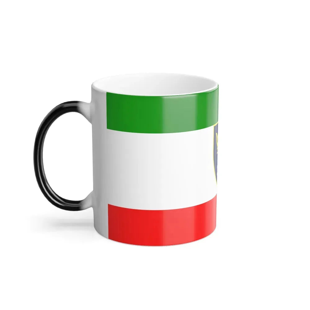 Flag of Zenica Doboj Canton Bosnia and Herzegovina - Color Changing Coffee Mug - Go Mug Yourself