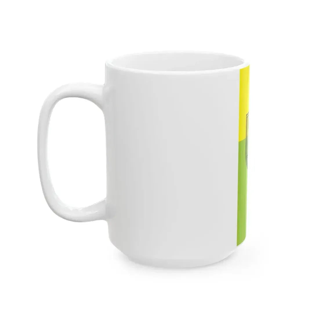 Flag of Zenica vertical (Bosnia and Herzegovina) White Coffee Mug - Go Mug Yourself