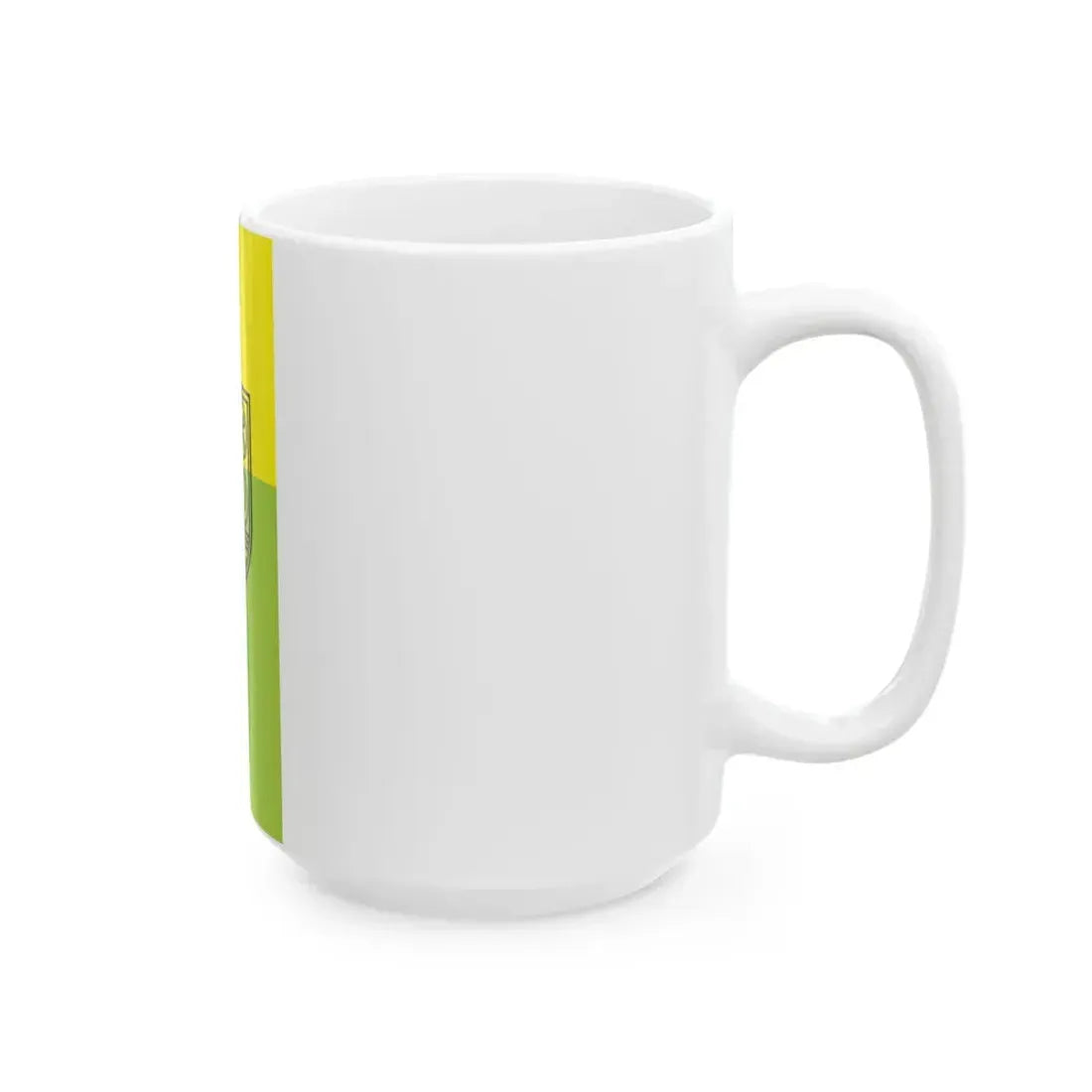 Flag of Zenica vertical (Bosnia and Herzegovina) White Coffee Mug - Go Mug Yourself