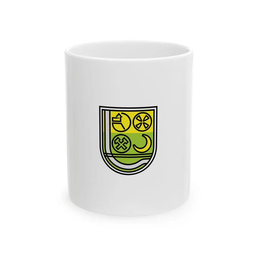 Flag of Zenica white background (Bosnia and Herzegovina) White Coffee Mug 11oz - Go Mug Yourself