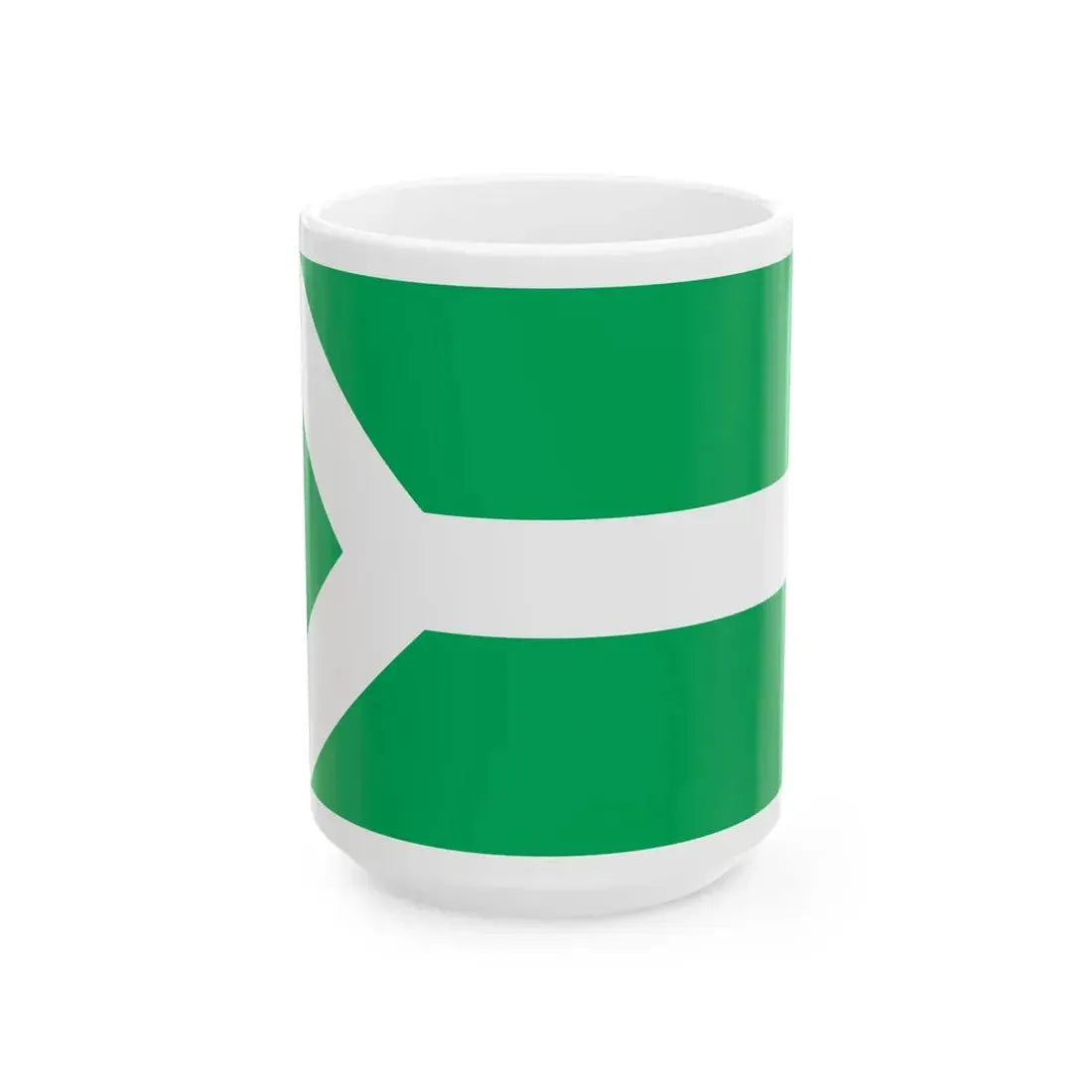 Flag of Zestafoni Municipality (Georgia) White Coffee Mug 15oz - Go Mug Yourself