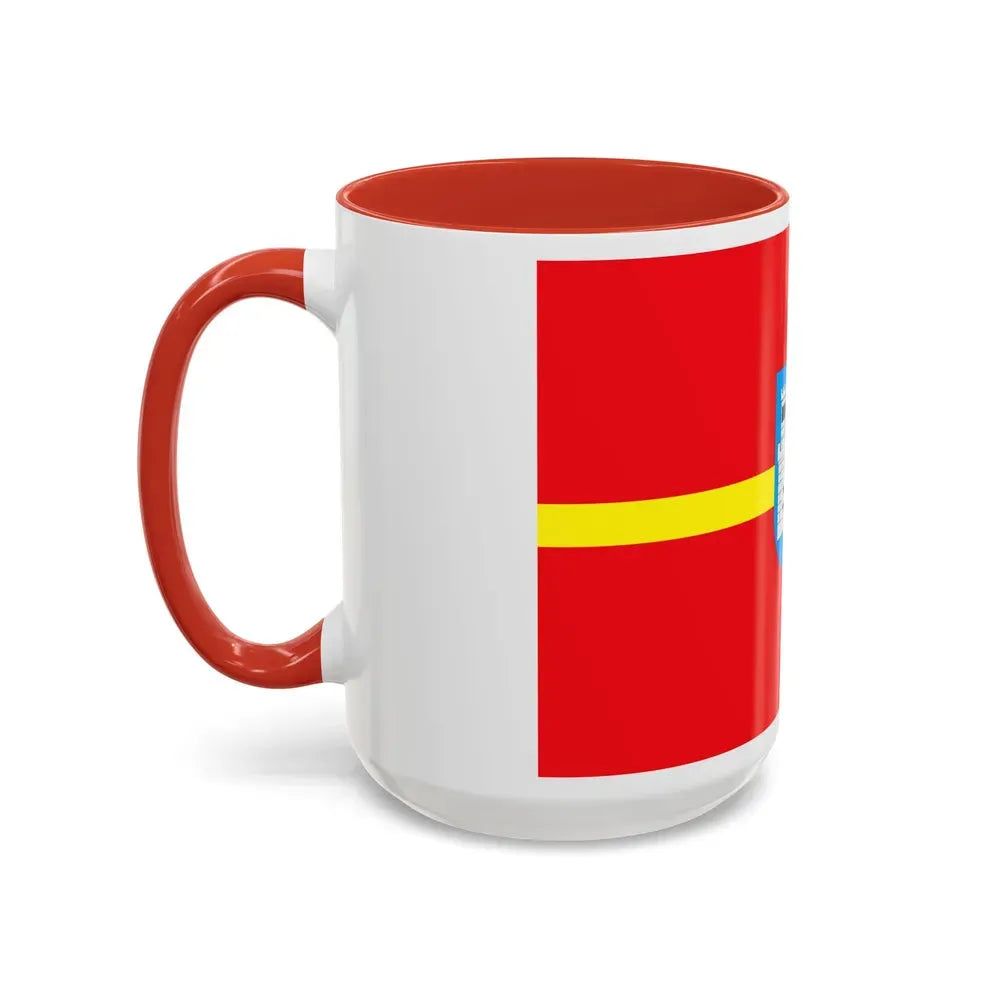 Flag of Zhytomyr Oblast Ukraine - Accent Coffee Mug - Go Mug Yourself