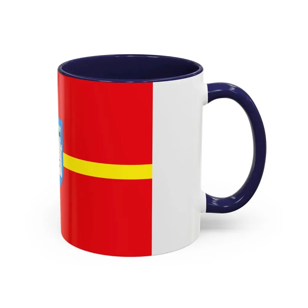 Flag of Zhytomyr Oblast Ukraine - Accent Coffee Mug - Go Mug Yourself