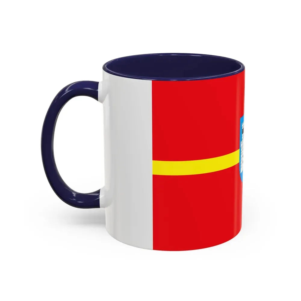 Flag of Zhytomyr Oblast Ukraine - Accent Coffee Mug - Go Mug Yourself