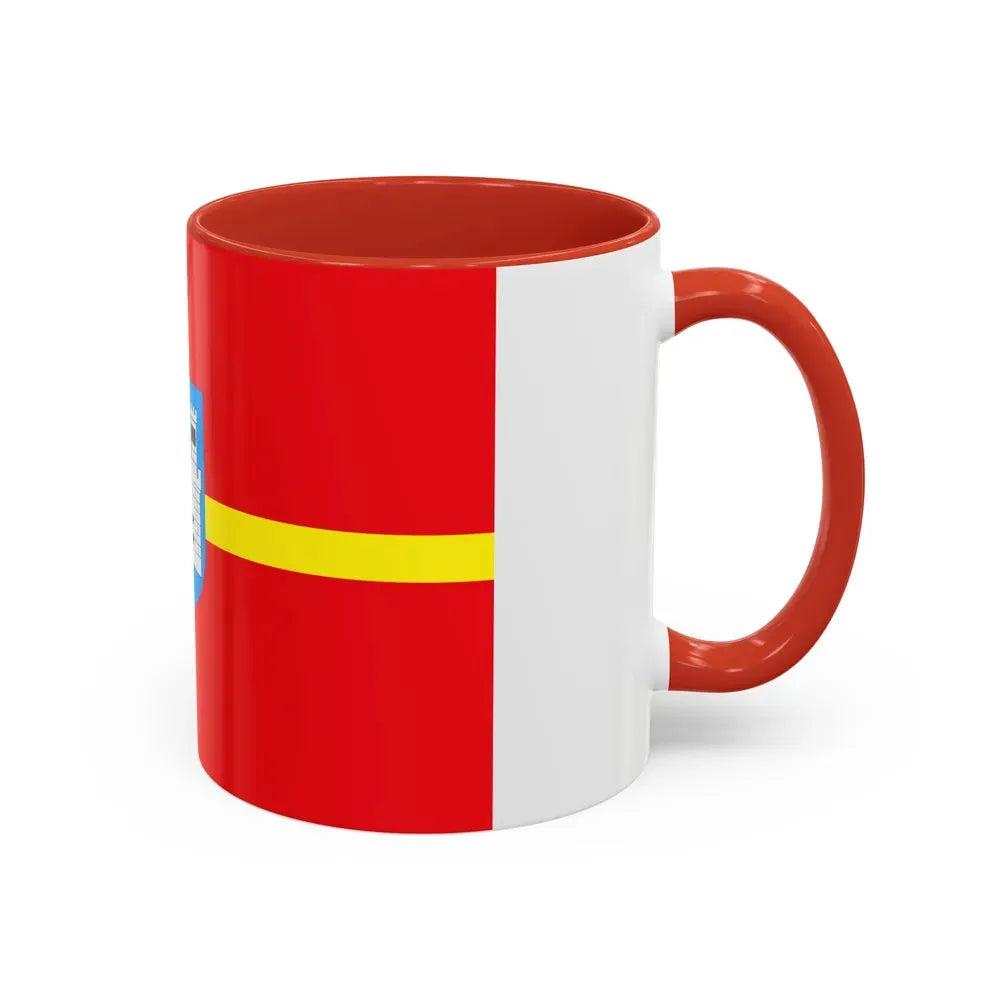 Flag of Zhytomyr Oblast Ukraine - Accent Coffee Mug - Go Mug Yourself