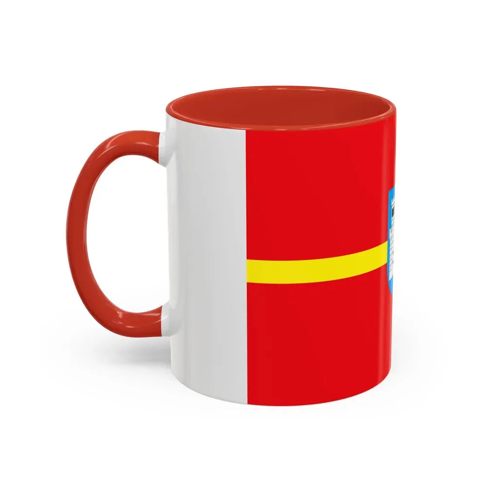 Flag of Zhytomyr Oblast Ukraine - Accent Coffee Mug - Go Mug Yourself