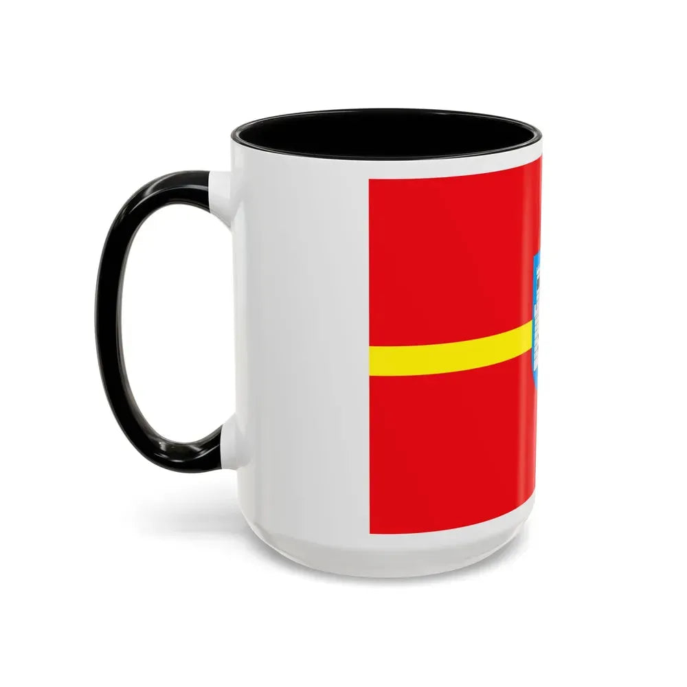 Flag of Zhytomyr Oblast Ukraine - Accent Coffee Mug - Go Mug Yourself