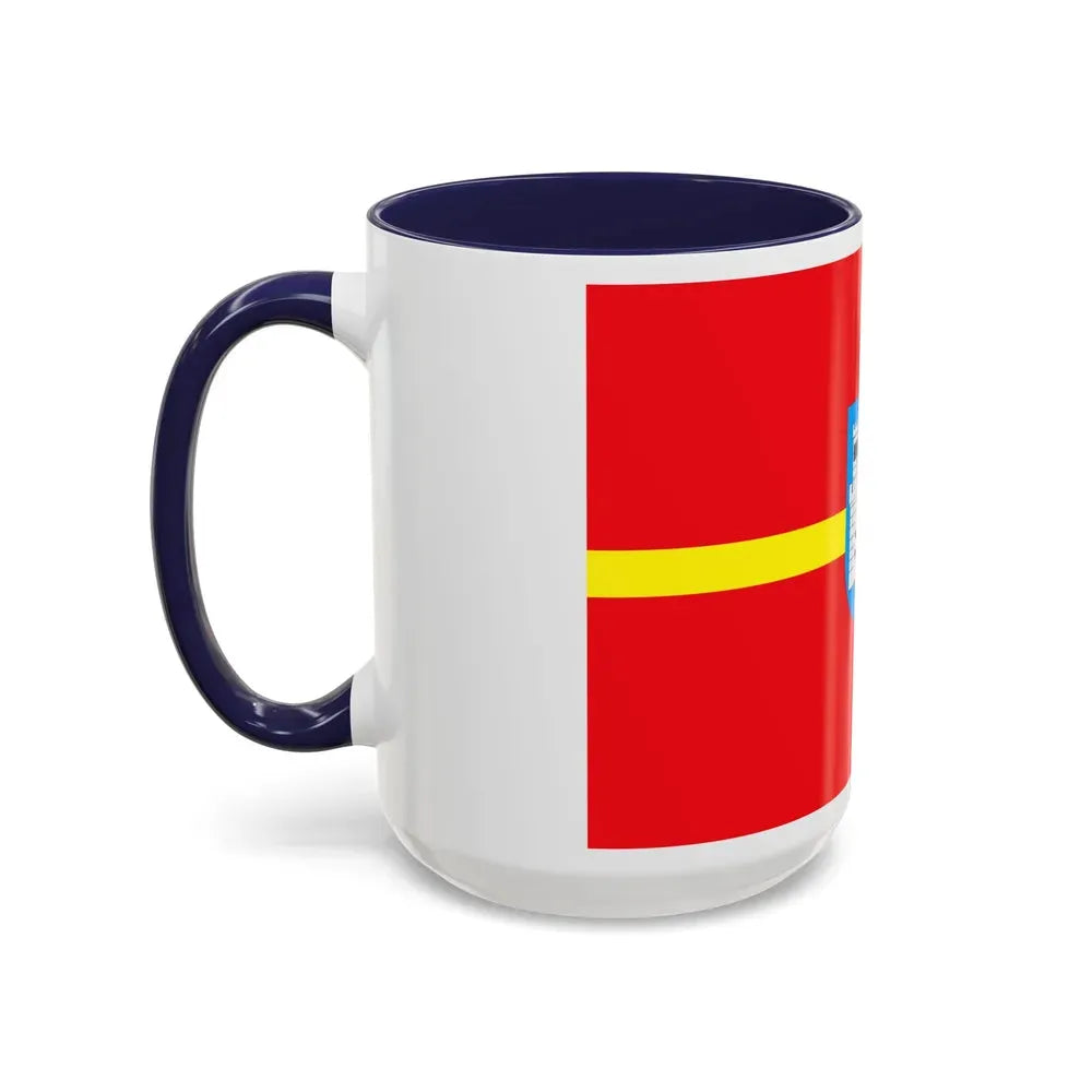 Flag of Zhytomyr Oblast Ukraine - Accent Coffee Mug - Go Mug Yourself