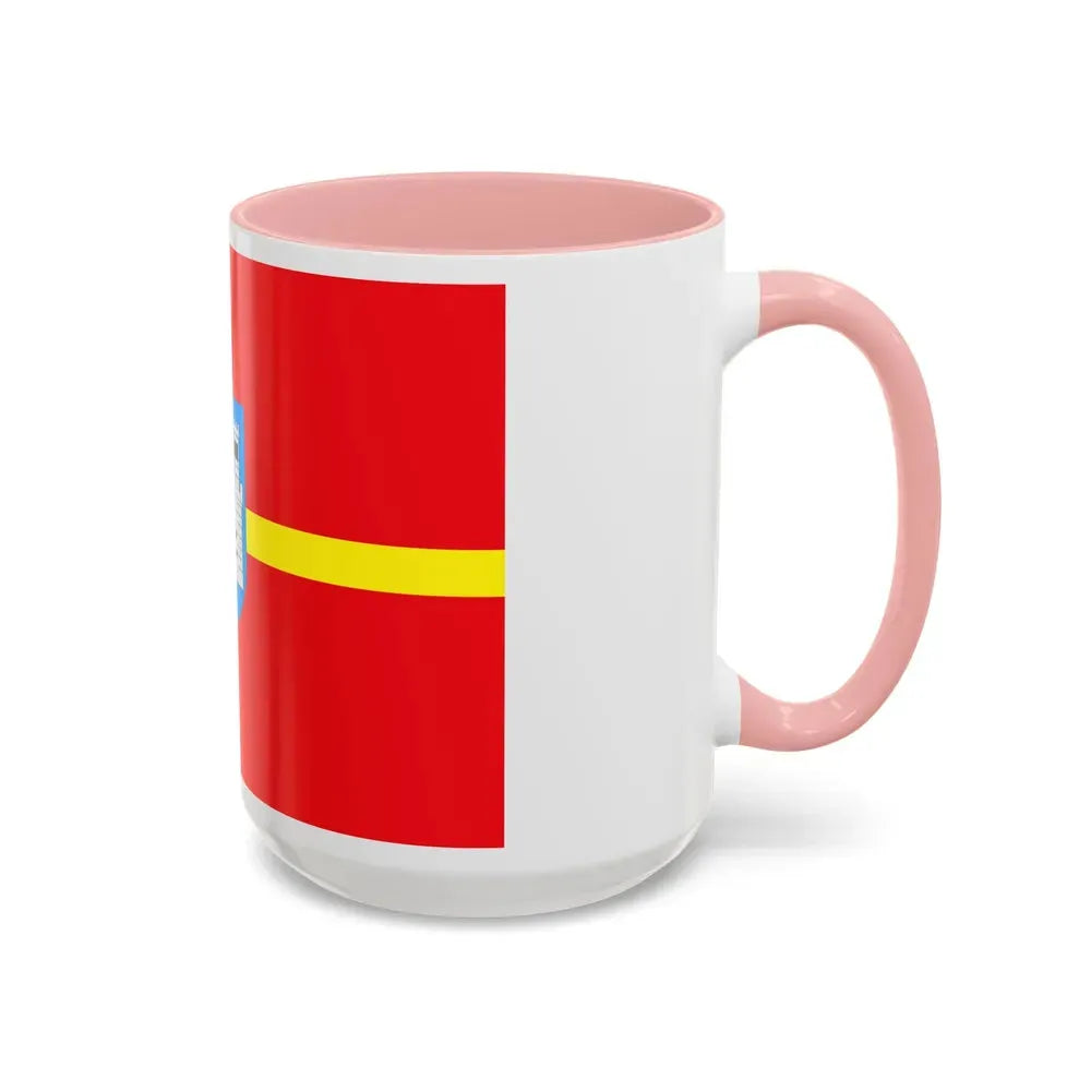 Flag of Zhytomyr Oblast Ukraine - Accent Coffee Mug - Go Mug Yourself