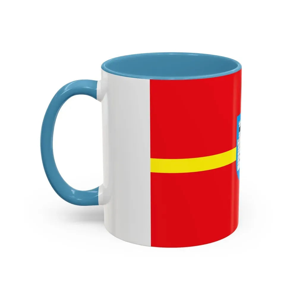 Flag of Zhytomyr Oblast Ukraine - Accent Coffee Mug - Go Mug Yourself