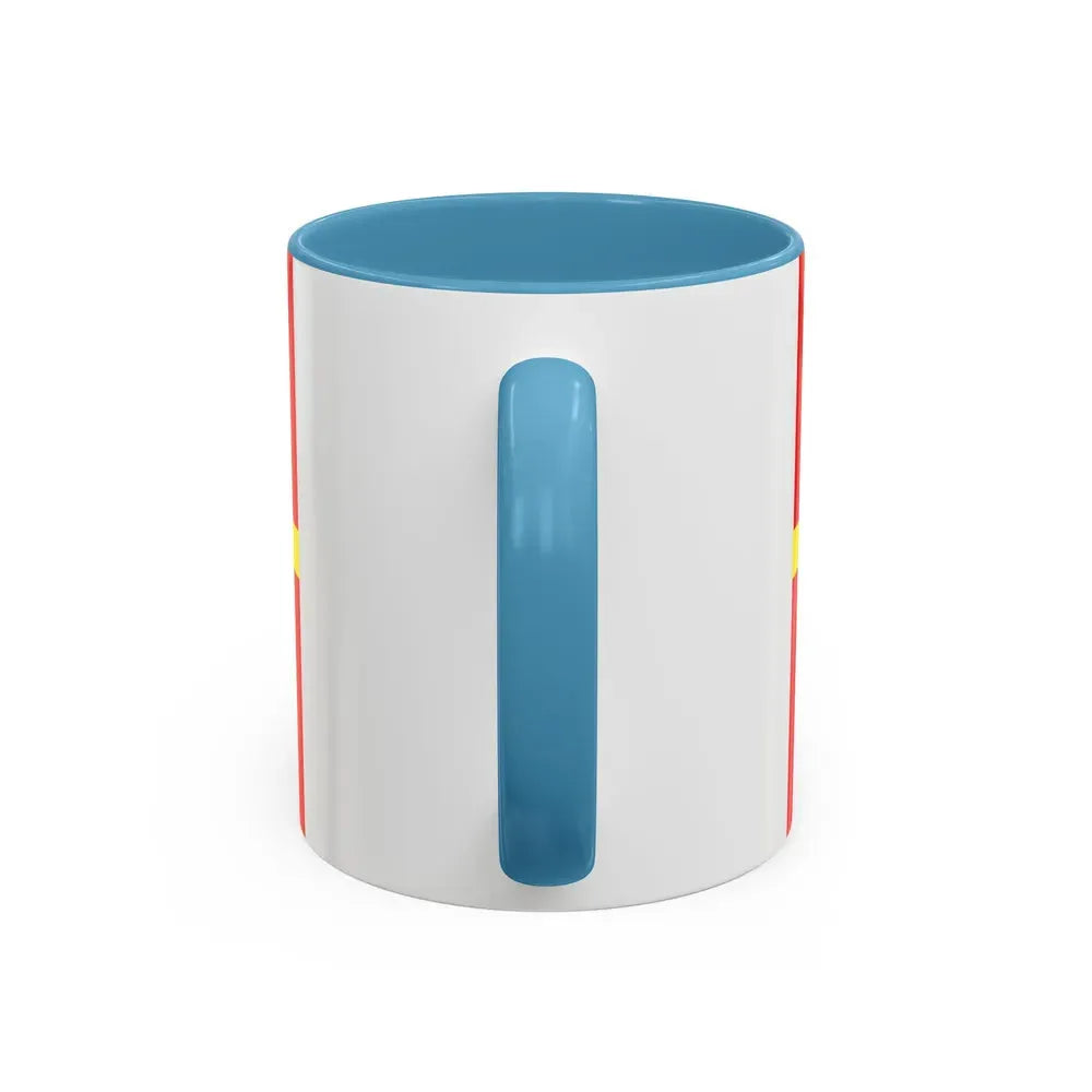 Flag of Zhytomyr Oblast Ukraine - Accent Coffee Mug - Go Mug Yourself