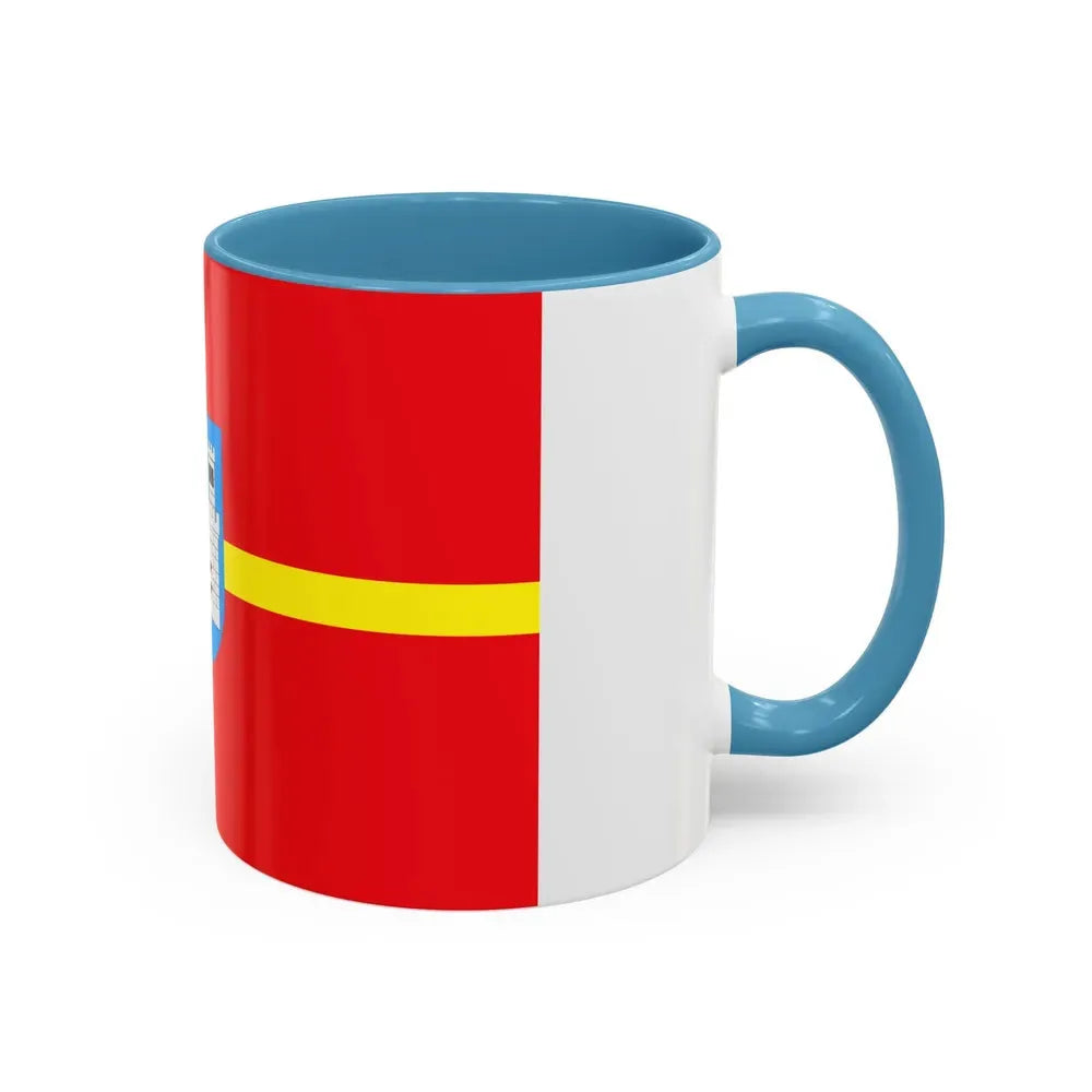 Flag of Zhytomyr Oblast Ukraine - Accent Coffee Mug - Go Mug Yourself