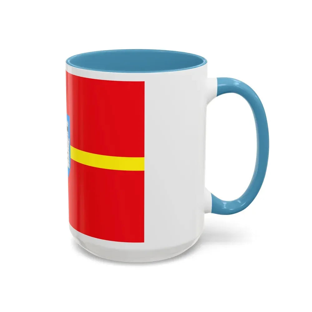 Flag of Zhytomyr Oblast Ukraine - Accent Coffee Mug - Go Mug Yourself
