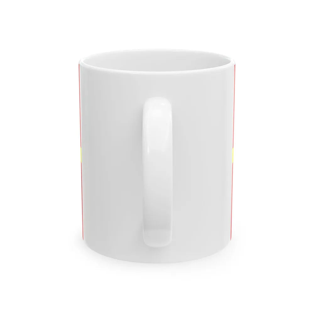 Flag of Zhytomyr Oblast Ukraine - White Coffee Mug - Go Mug Yourself