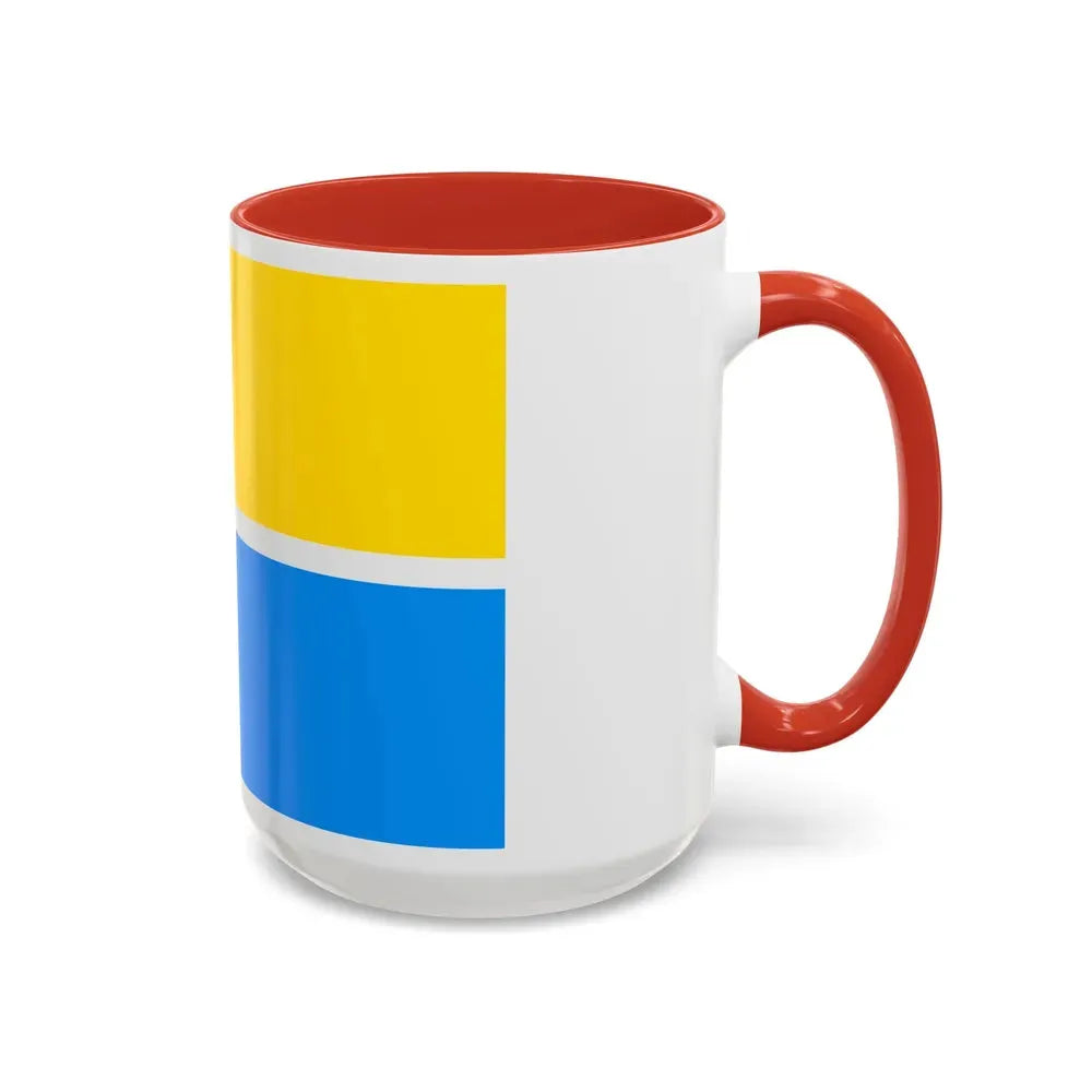Flag of Zhytomyr Ukraine - Accent Coffee Mug - Go Mug Yourself