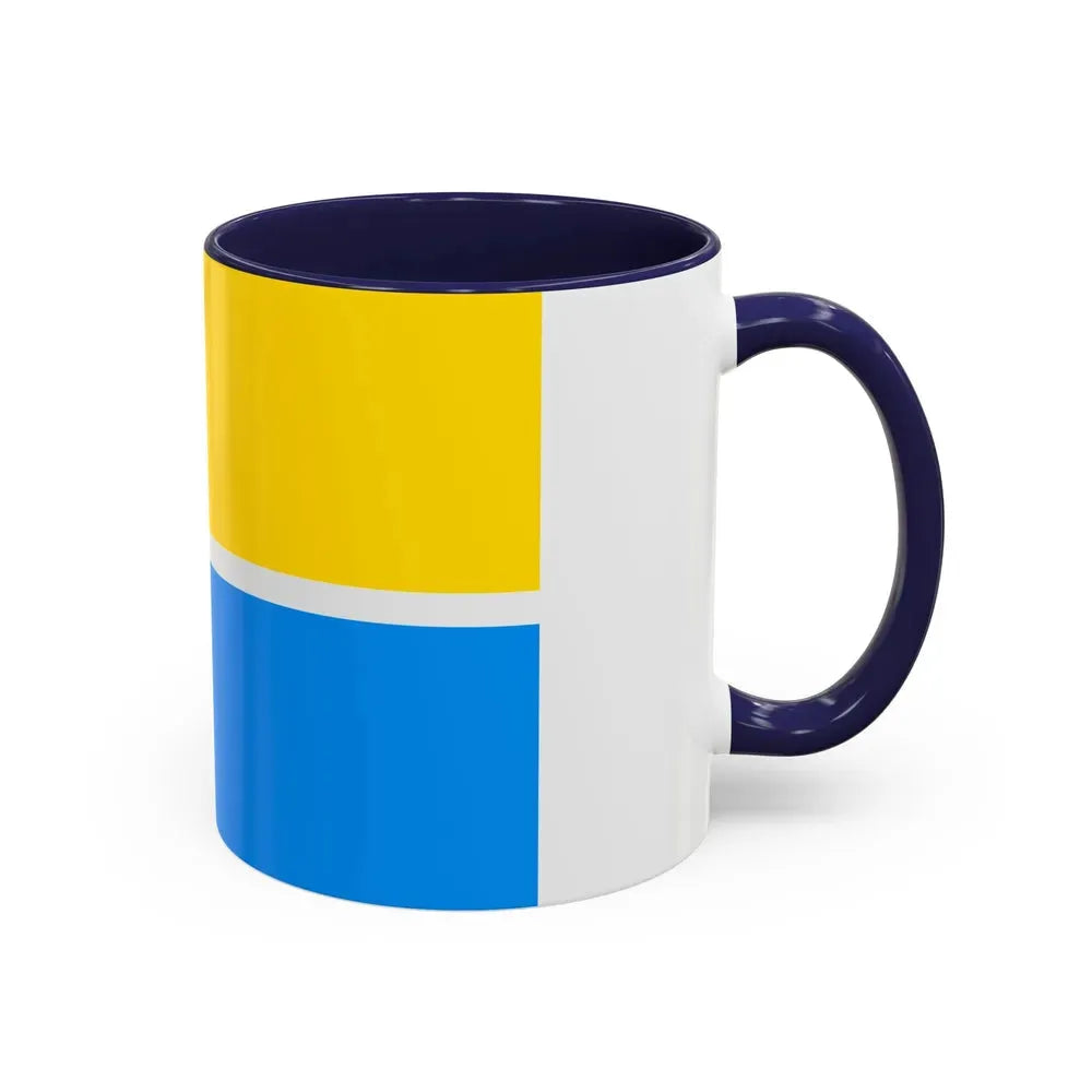 Flag of Zhytomyr Ukraine - Accent Coffee Mug - Go Mug Yourself