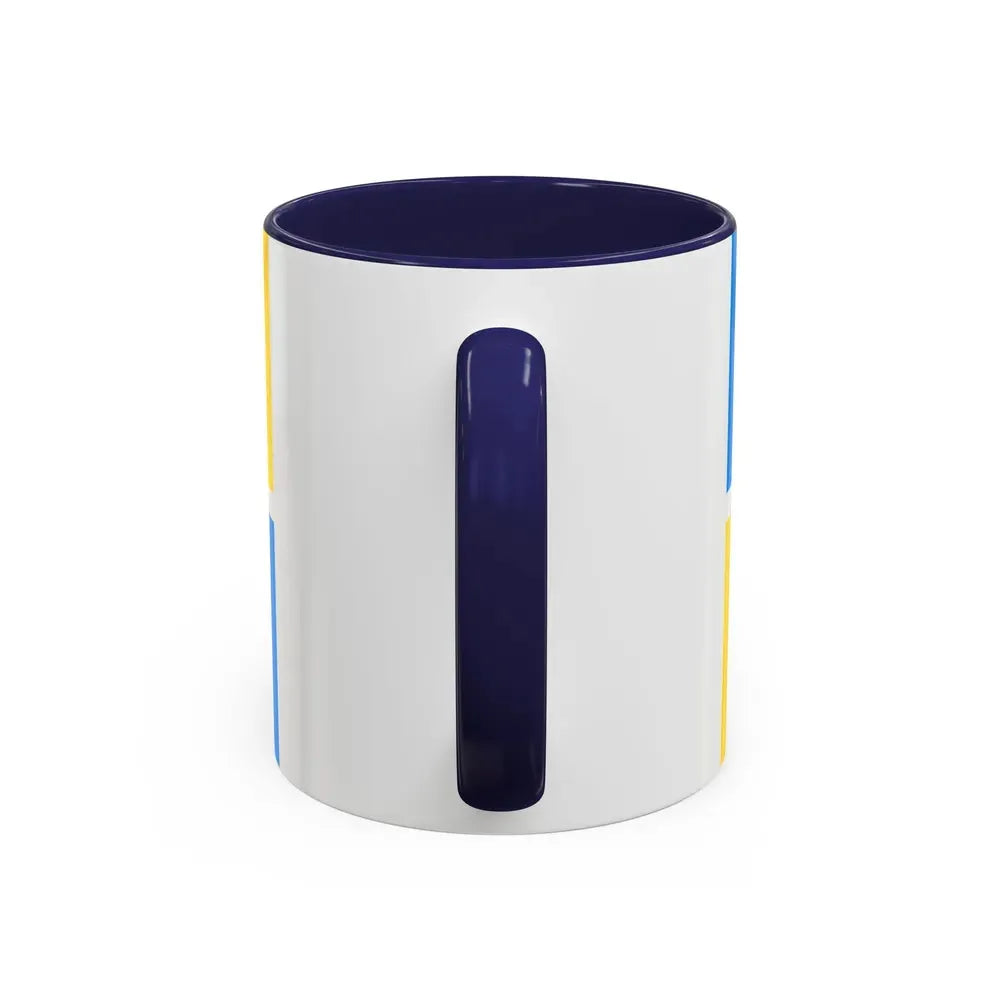 Flag of Zhytomyr Ukraine - Accent Coffee Mug - Go Mug Yourself