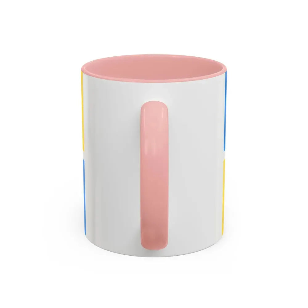 Flag of Zhytomyr Ukraine - Accent Coffee Mug - Go Mug Yourself