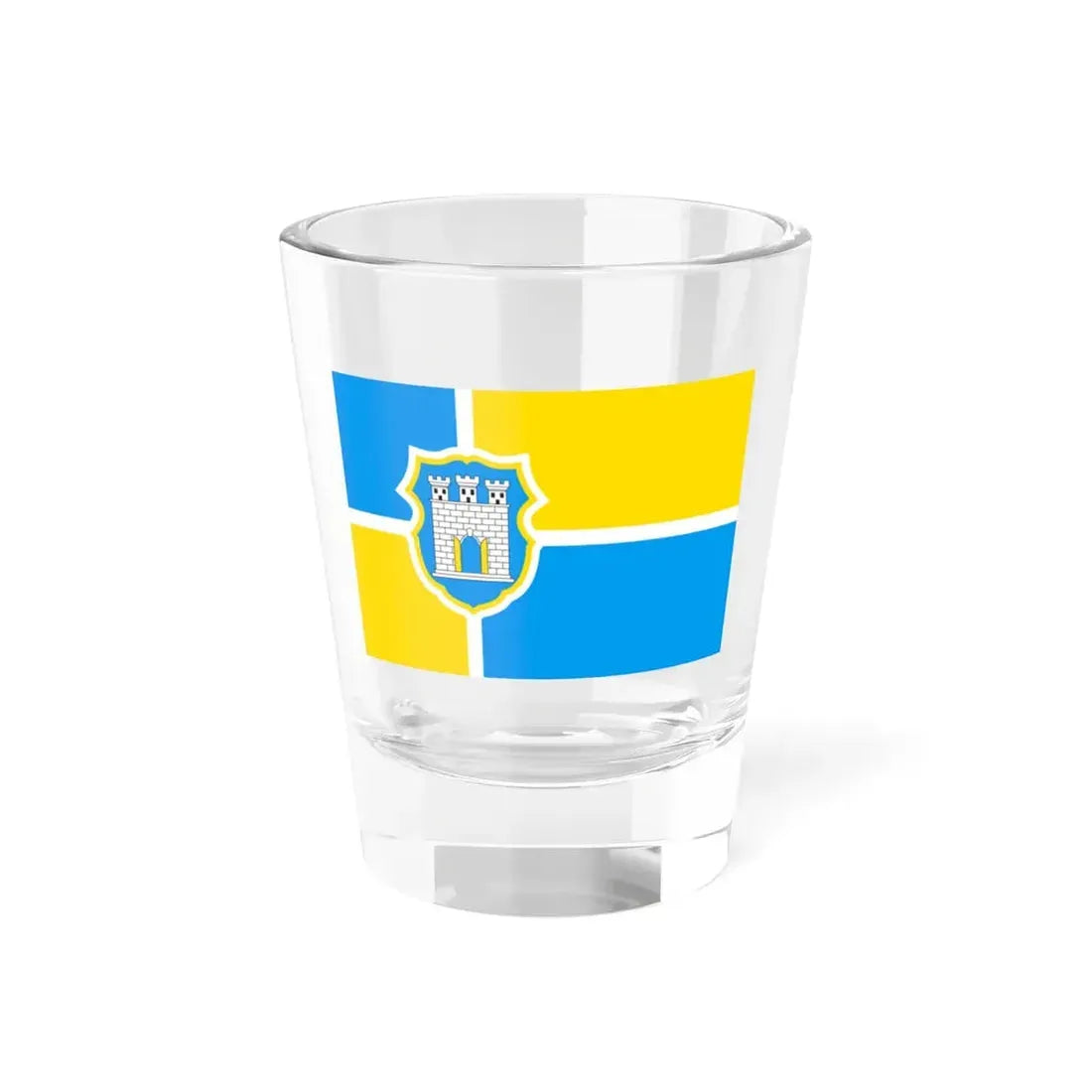 Flag of Zhytomyr Ukraine - Shot Glass 1.5oz 1.5oz - Go Mug Yourself