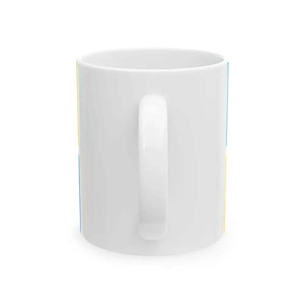 Flag of Zhytomyr Ukraine - White Coffee Mug - Go Mug Yourself