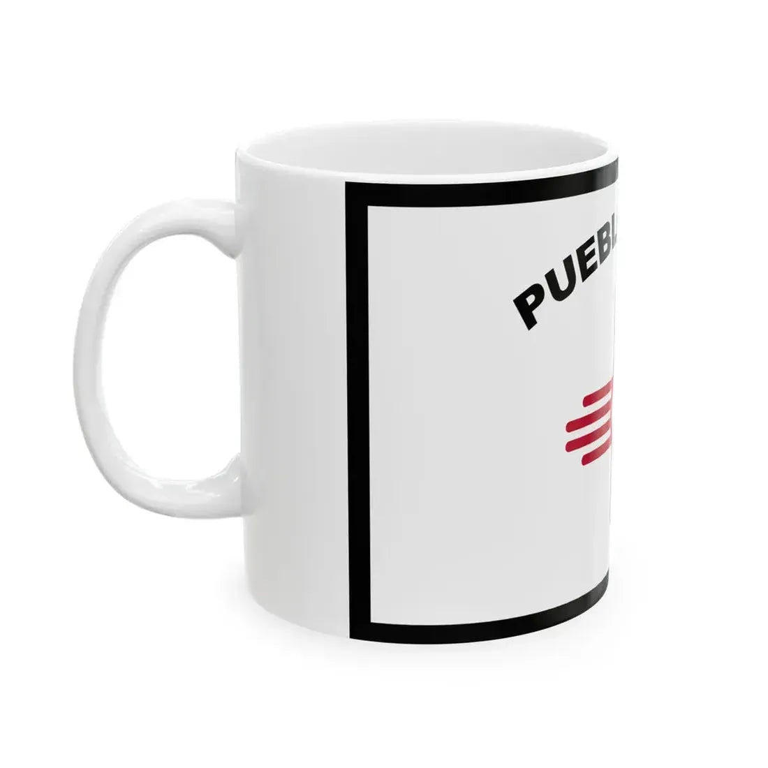 Flag of Zia Pueblo (Mexico) White Coffee Mug - Go Mug Yourself