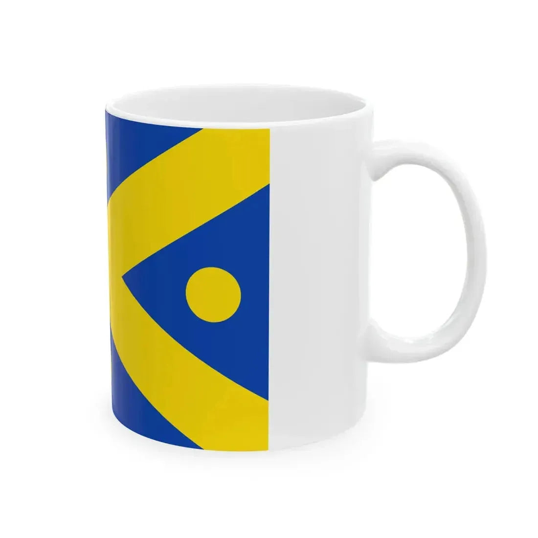 Flag of Zingem (Belgium) White Coffee Mug - Go Mug Yourself