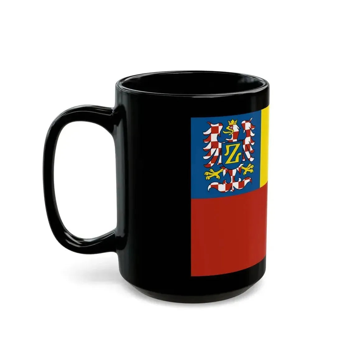 Flag of Znojmo Czech Republic - Black Coffee Mug - Go Mug Yourself