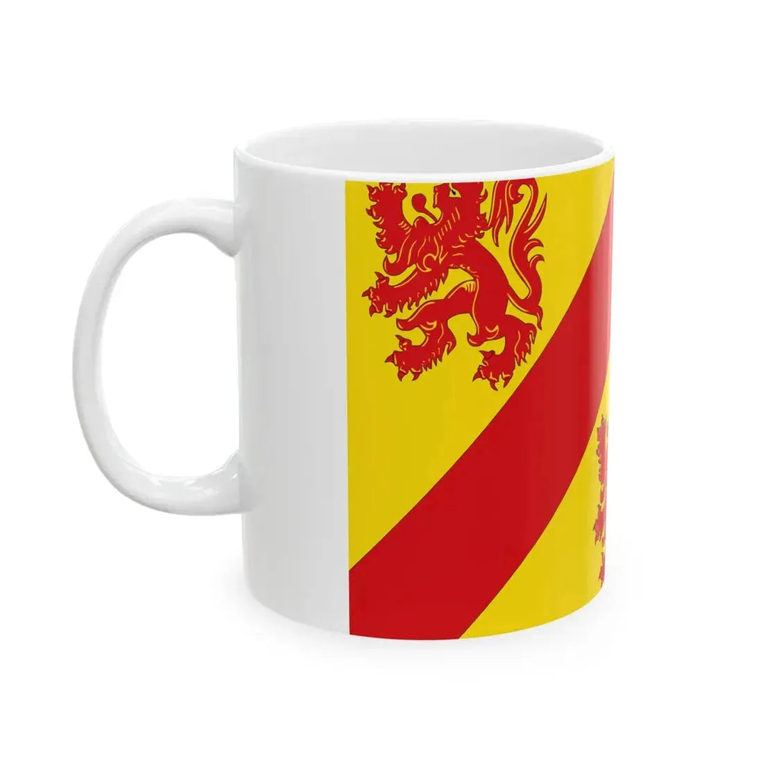 Flag of Zoersel (Belgium) White Coffee Mug - Go Mug Yourself