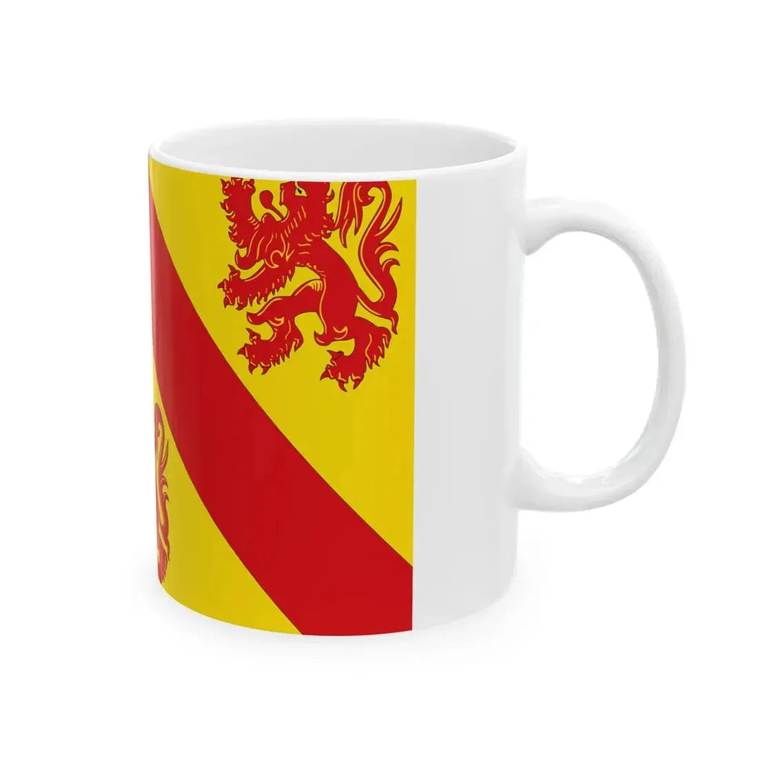 Flag of Zoersel (Belgium) White Coffee Mug - Go Mug Yourself