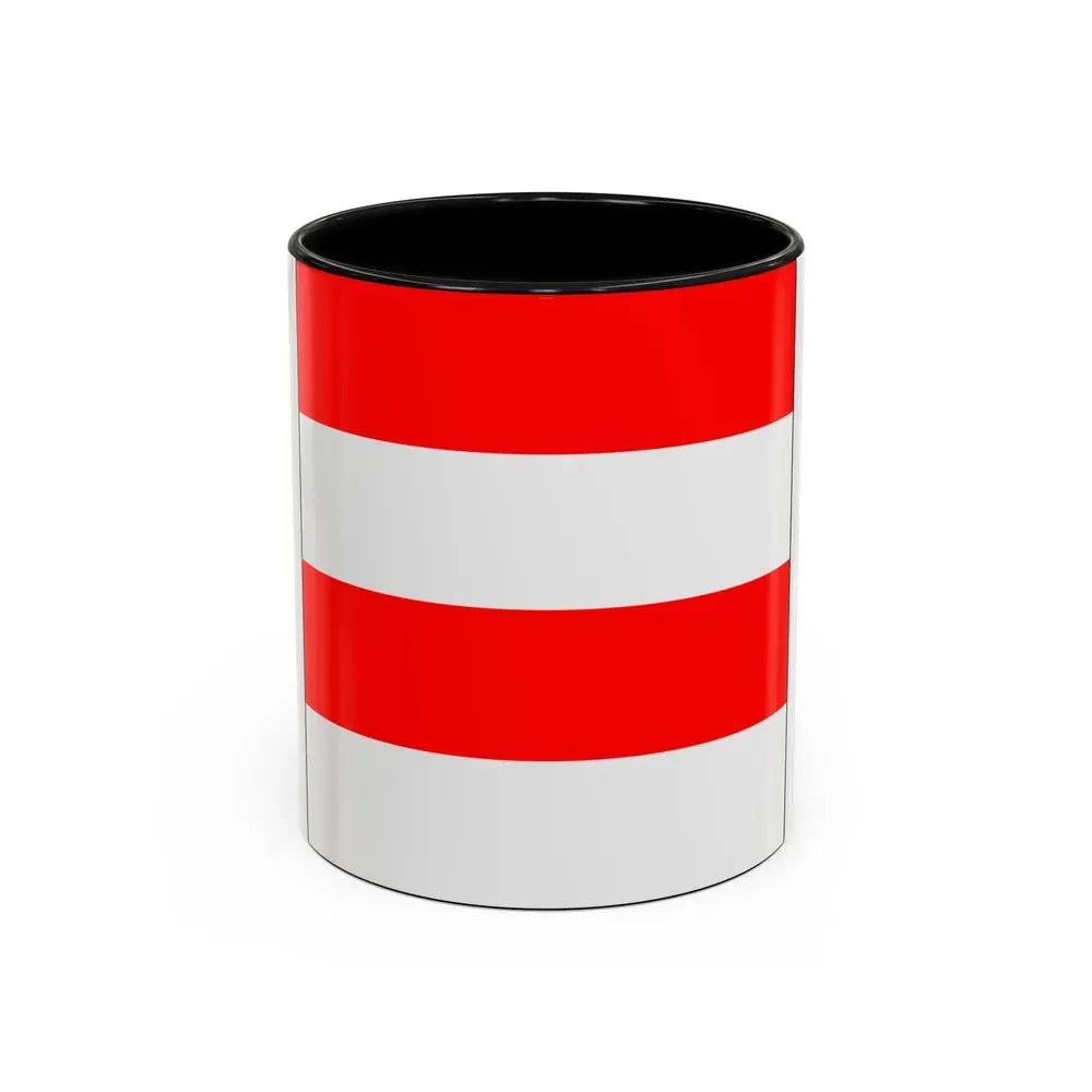 Flag of Zofingen Switzerland - Accent Coffee Mug 11oz Black - Go Mug Yourself