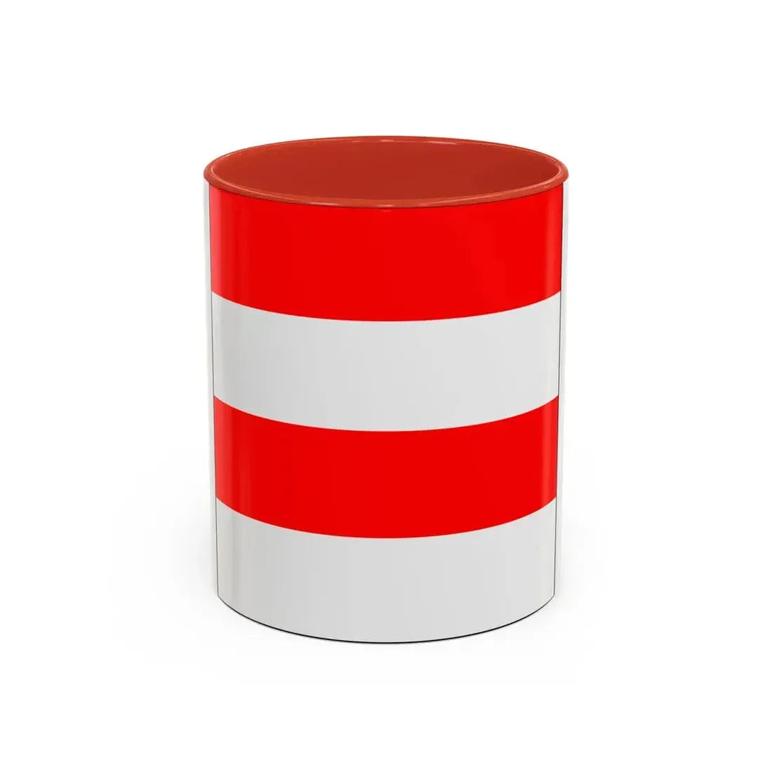 Flag of Zofingen Switzerland - Accent Coffee Mug 11oz Red - Go Mug Yourself