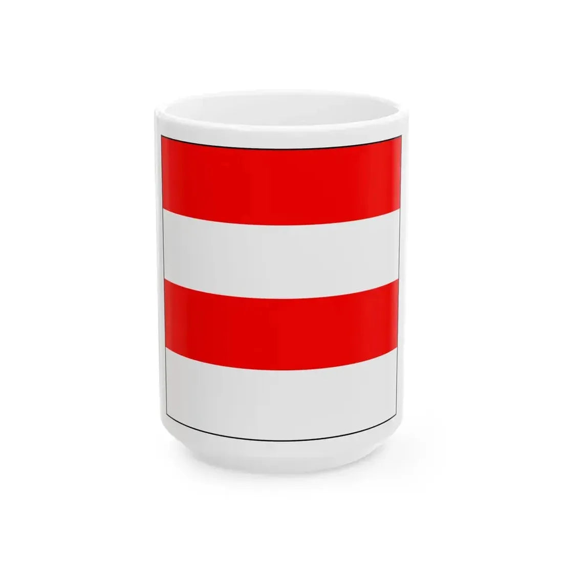 Flag of Zofingen Switzerland - White Coffee Mug 15oz - Go Mug Yourself