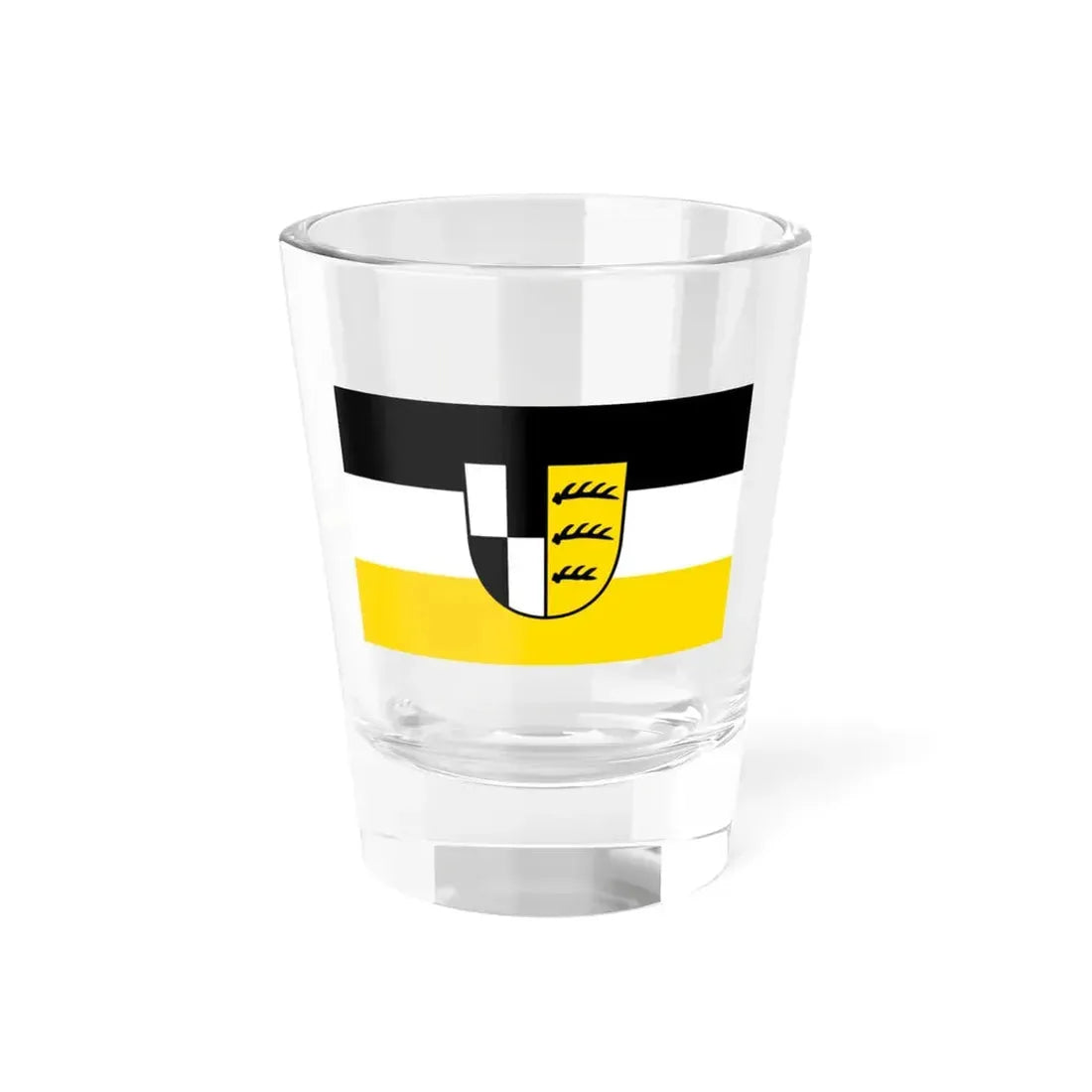 Flag of Zollernalbkreis Germany - Shot Glass 1.5oz 1.5oz - Go Mug Yourself