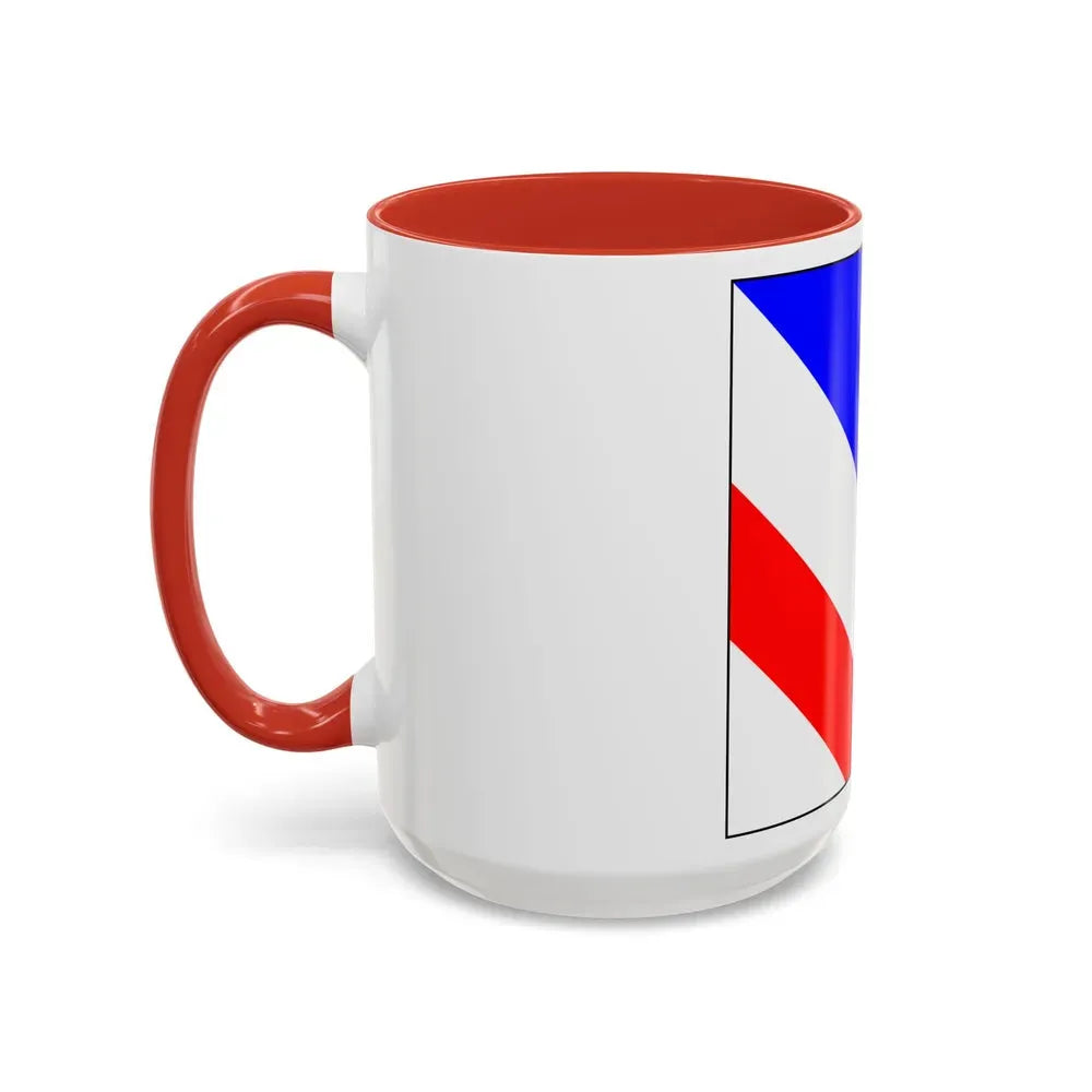 Flag of Zollikon Switzerland - Accent Coffee Mug - Go Mug Yourself