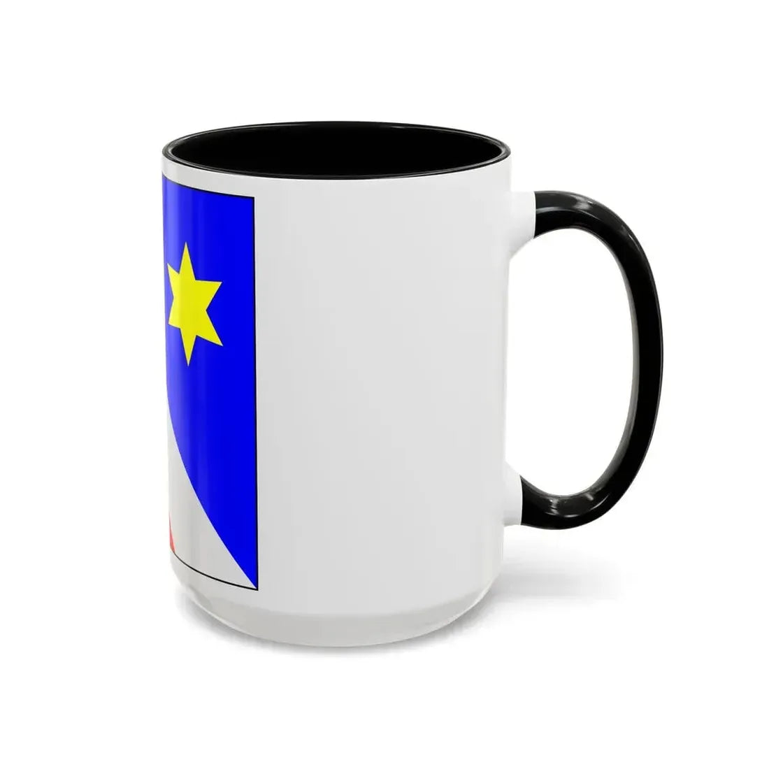 Flag of Zollikon Switzerland - Accent Coffee Mug - Go Mug Yourself