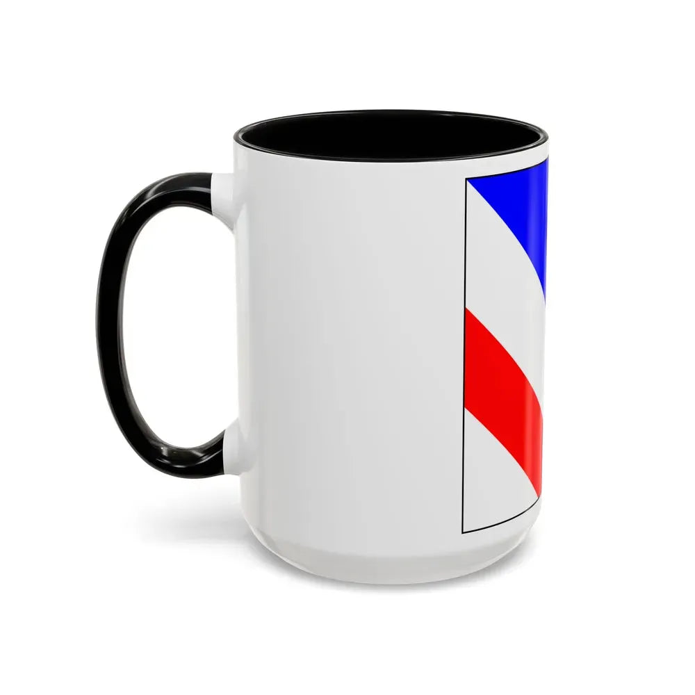 Flag of Zollikon Switzerland - Accent Coffee Mug - Go Mug Yourself