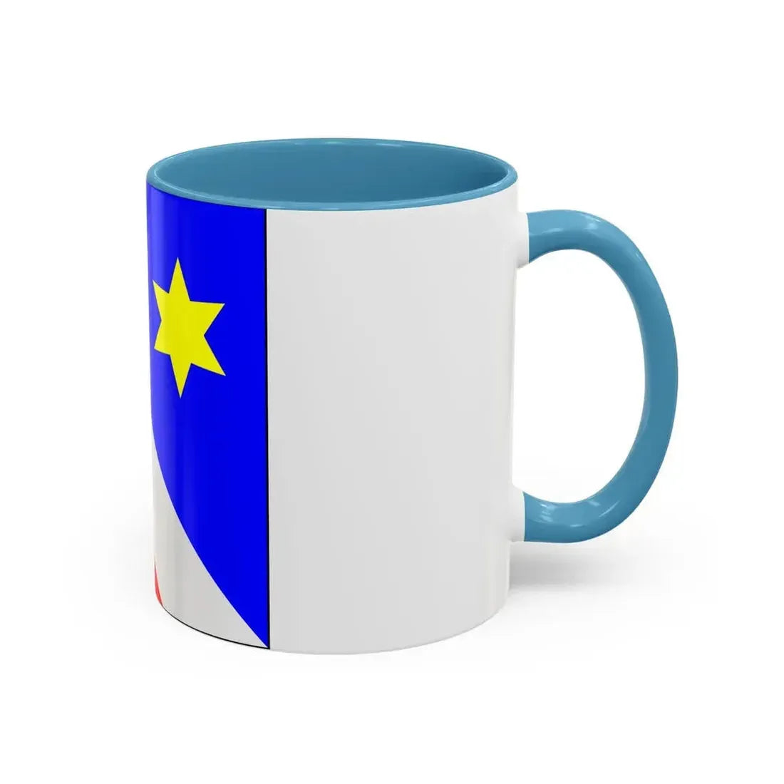 Flag of Zollikon Switzerland - Accent Coffee Mug - Go Mug Yourself