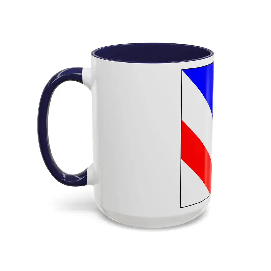 Flag of Zollikon Switzerland - Accent Coffee Mug - Go Mug Yourself