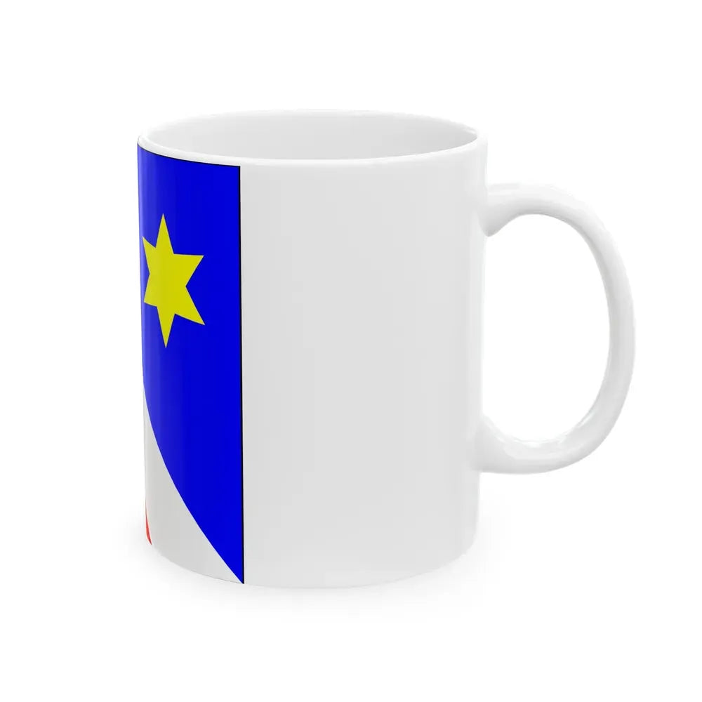 Flag of Zollikon Switzerland - White Coffee Mug - Go Mug Yourself